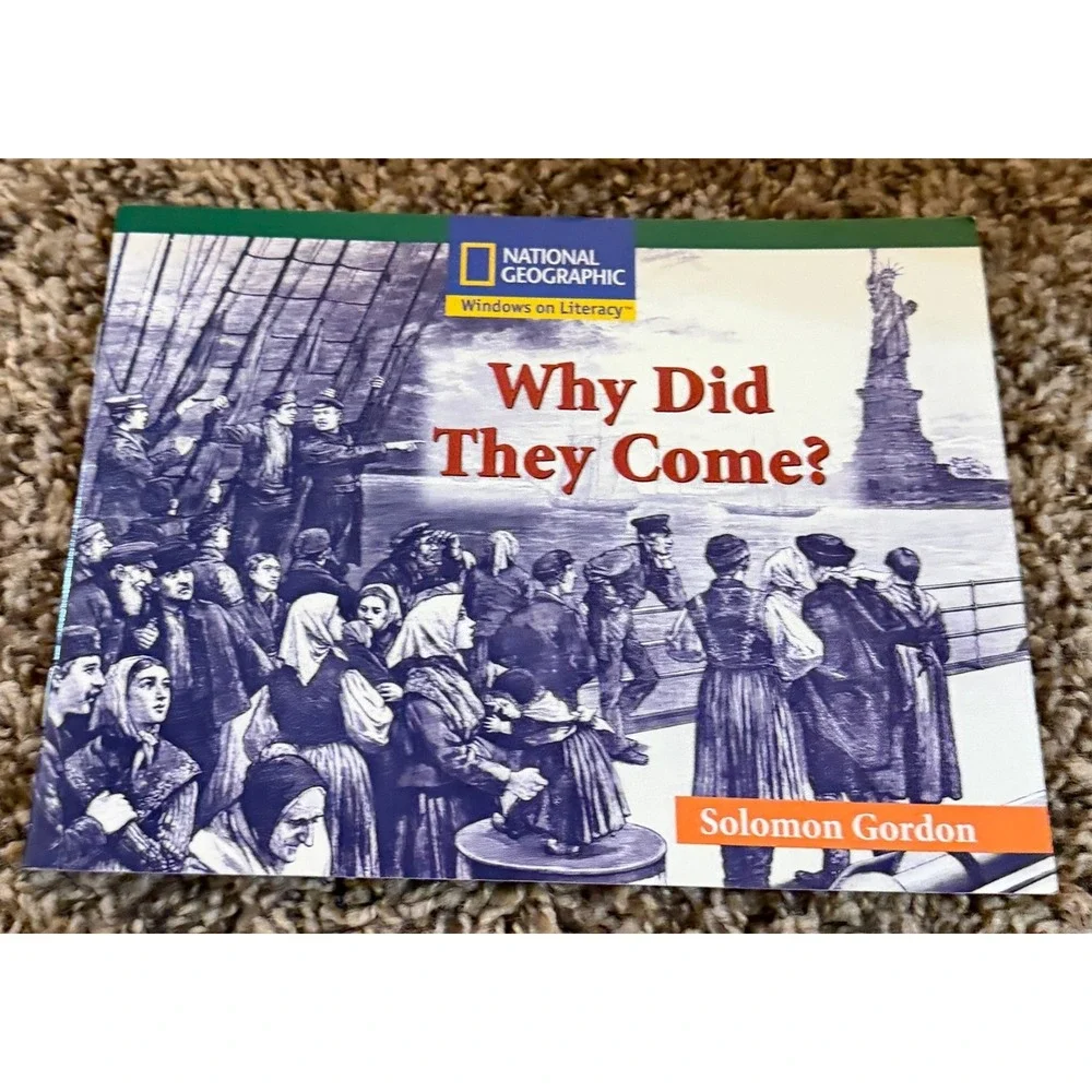 National Geographic-Ellis Island-Immigration-Statue of Liberty-Government  Books